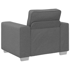 Canapé avec coussin Gris foncé 100 x 77 x 82 cm tissu