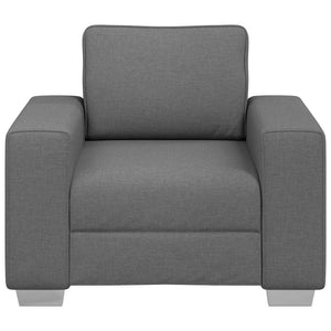 Canapé avec coussin Gris foncé 100 x 77 x 82 cm tissu