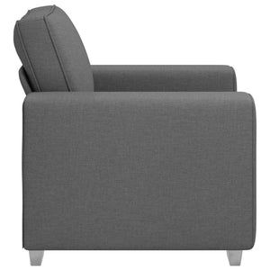 Canapé avec coussin Gris foncé 100 x 77 x 82 cm tissu