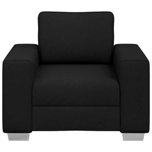 Canapé avec coussin Noir 100 x 77 x 82 cm tissu