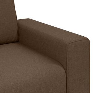 Canapé avec coussin Marron 100 x 77 x 82 cm tissu