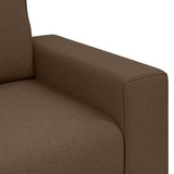 Canapé avec coussin Marron 100 x 77 x 82 cm tissu