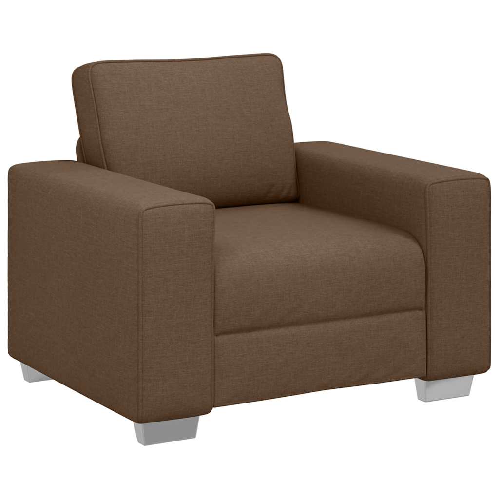 Canapé avec coussin Marron 100 x 77 x 82 cm tissu