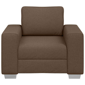 Canapé avec coussin Marron 100 x 77 x 82 cm tissu