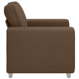 Canapé avec coussin Marron 100 x 77 x 82 cm tissu