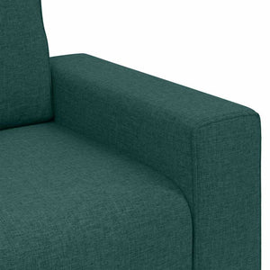 Canapé avec coussin Vert foncé 100 x 77 x 82 cm tissu
