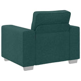 Canapé avec coussin Vert foncé 100 x 77 x 82 cm tissu