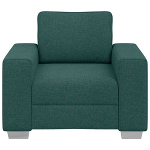Canapé avec coussin Vert foncé 100 x 77 x 82 cm tissu