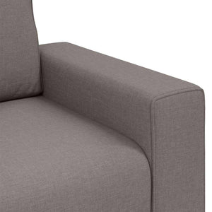 Canapé avec coussin Taupe 100 x 77 x 82 cm tissu
