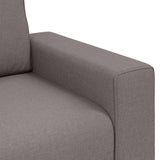 Canapé avec coussin Taupe 100 x 77 x 82 cm tissu