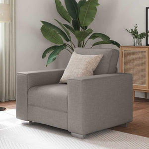 Canapé avec coussin Taupe 100 x 77 x 82 cm tissu