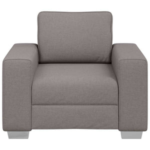 Canapé avec coussin Taupe 100 x 77 x 82 cm tissu