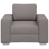 Canapé avec coussin Taupe 100 x 77 x 82 cm tissu