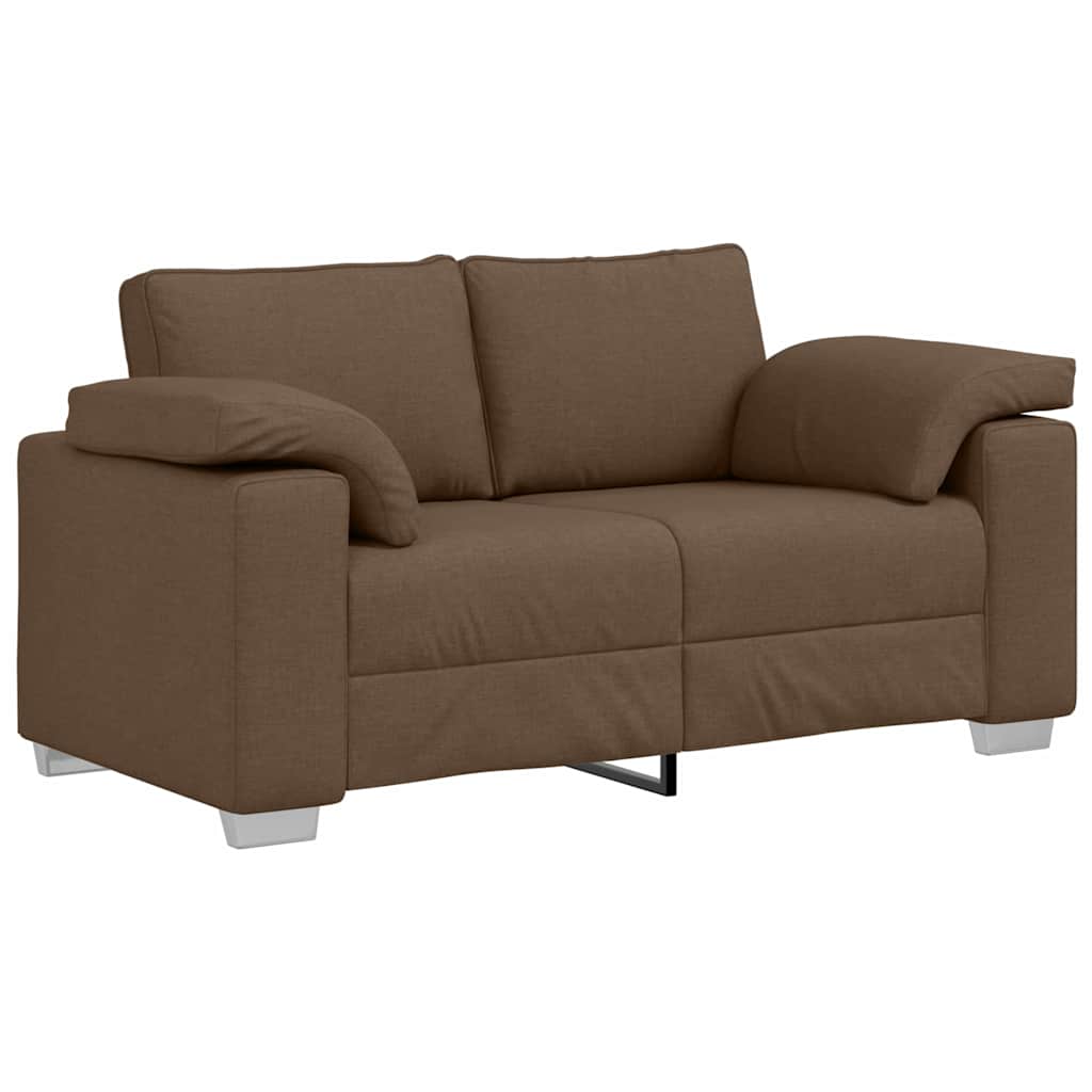 Canapé avec coussin Marron 160 x 77 x 82 cm tissu
