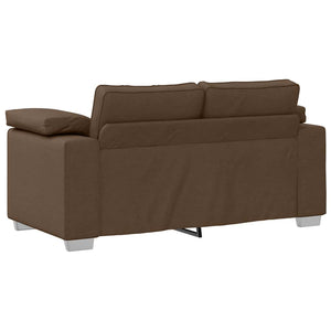 Canapé avec coussin Marron 160 x 77 x 82 cm tissu