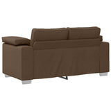 Canapé avec coussin Marron 160 x 77 x 82 cm tissu