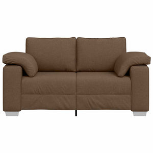 Canapé avec coussin Marron 160 x 77 x 82 cm tissu
