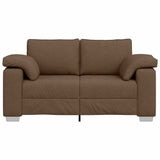 Canapé avec coussin Marron 160 x 77 x 82 cm tissu