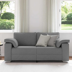 Canapé avec coussin Gris foncé 180 x 77 x 82 cm tissu