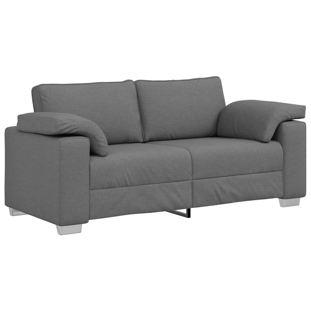 Canapé avec coussin Gris foncé 180 x 77 x 82 cm tissu