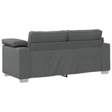 Canapé avec coussin Gris foncé 180 x 77 x 82 cm tissu