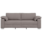 Canapé avec coussin Taupe 219 x 77 x 82 cm tissu