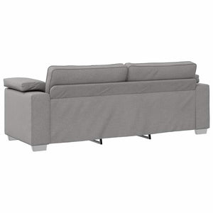Canapé avec coussin Gris nuage 219 x 77 x 82 cm tissu
