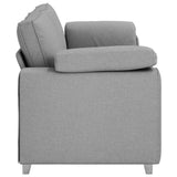 Canapé avec coussin Gris nuage 219 x 77 x 82 cm tissu
