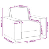 Fauteuil noir 60 cm velours