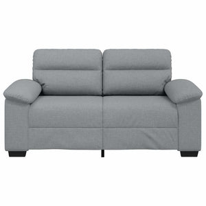 Canapé à 2 places gris clair 120 cm tissu