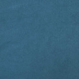 Canapé 2 places avec méridienne en L bleu 125 cm velours