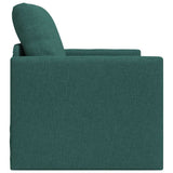 Canapé-lit avec coussin Vert foncé 74 x 77 x 81 cm tissu