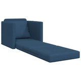 Canapé-lit avec coussin Bleu 74 x 77 x 81 cm tissu