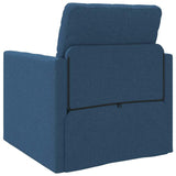 Canapé-lit avec coussin Bleu 74 x 77 x 81 cm tissu