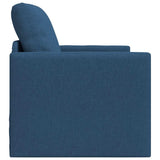 Canapé-lit avec coussin Bleu 74 x 77 x 81 cm tissu