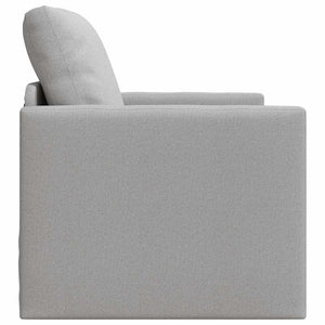 Canapé-lit avec coussin Gris nuage 74 x 77 x 81 cm tissu