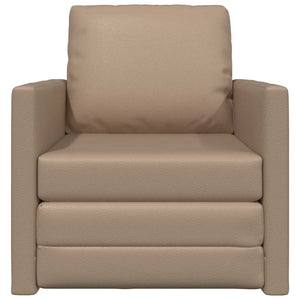 Sofa Lit de Sol Cappuccino 74 x 77 x 81 cm Faux cuir