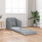 Canapé-Lit Gris clair 65 x 80 x 83 cm tissu
