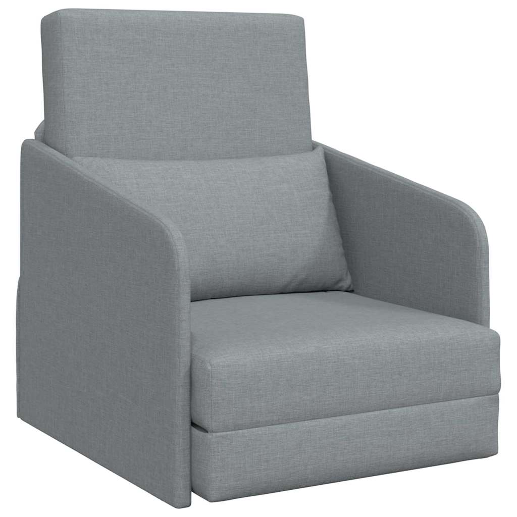 Canapé-Lit Gris clair 65 x 80 x 83 cm tissu