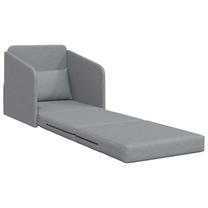 Canapé-Lit Gris clair 65 x 80 x 83 cm tissu