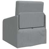 Canapé-Lit Gris clair 65 x 80 x 83 cm tissu
