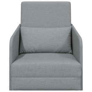 Canapé-Lit Gris clair 65 x 80 x 83 cm tissu