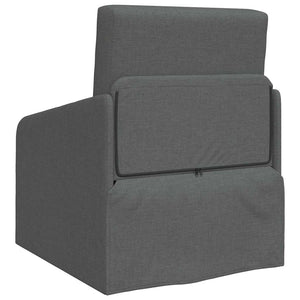 Canapé-Lit Gris foncé 65 x 80 x 83 cm tissu