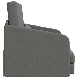 Canapé-Lit Gris foncé 65 x 80 x 83 cm tissu