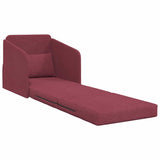 Canapé-Lit Rouge bordeaux 65 x 80 x 83 cm tissu