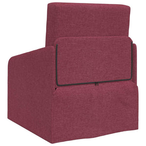 Canapé-Lit Rouge bordeaux 65 x 80 x 83 cm tissu