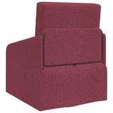 Canapé-Lit Rouge bordeaux 65 x 80 x 83 cm tissu