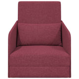 Canapé-Lit Rouge bordeaux 65 x 80 x 83 cm tissu
