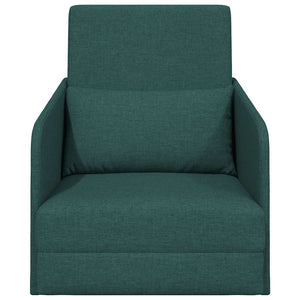 Canapé-Lit Vert foncé 65 x 80 x 83 cm tissu