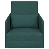 Canapé-Lit Vert foncé 65 x 80 x 83 cm tissu